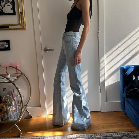 Stella McCartney Bell Bottom Jeans - Picture 2 of 12